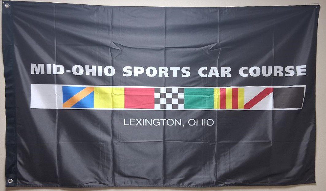 MID OHIO RACEWAY 3FT X 5FT